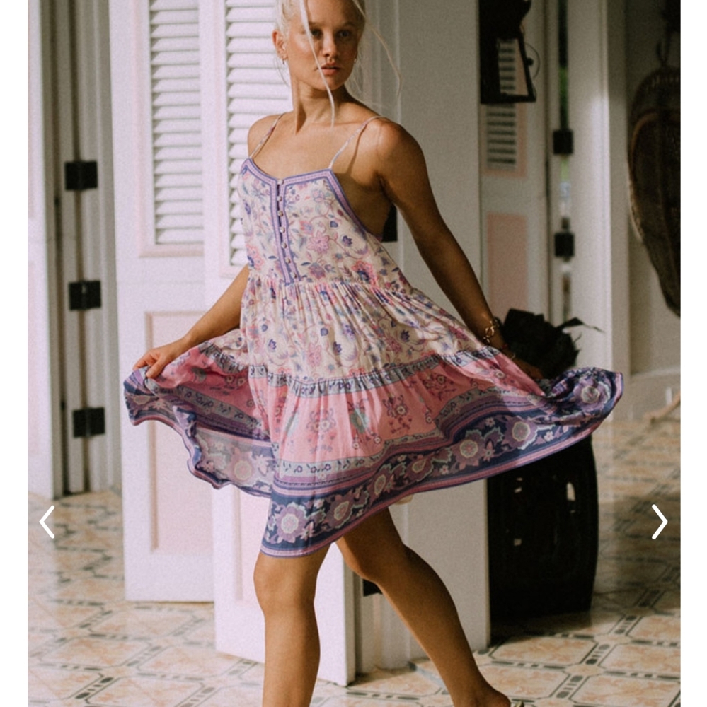 Portobello Road Strappy Mini Dress (xs)